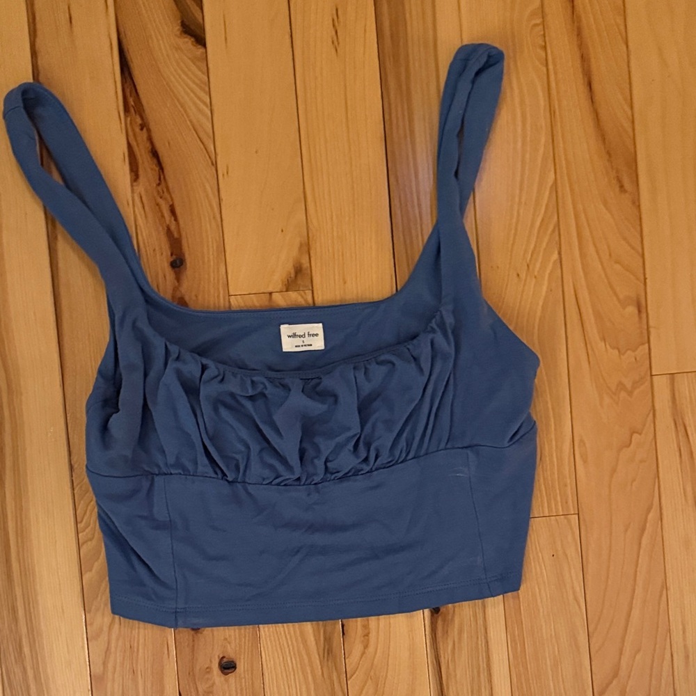 Wilfred Free Blue Camisole Top | size Small | super cute and hardly worn